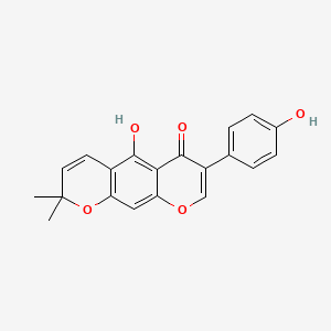 Структурная формула Alpinumisoflavone, CAS 34086-50-5, формула C20H16O5
