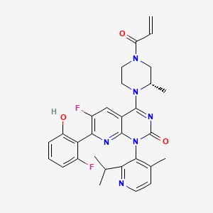 Структурная формула Sotorasib racemate, CAS 2252403-56-6, формула C30H30F2N6O3
