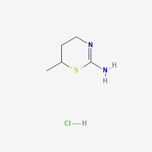Структурная формула AMT hydrochloride, CAS 21463-31-0, формула C5H10N2S.HCl
