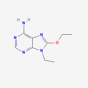 Структурная формула ANR94, CAS 634924-89-3, формула C9H13N5O