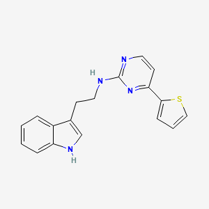 Структурная формула AP-C2, CAS 682793-07-3, формула C18H16N4S