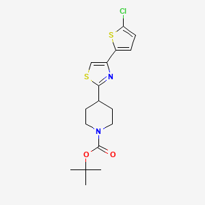 Структурная формула ARC7, CAS 681212-58-8, формула C17H21ClN2O2S2