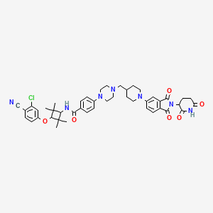 Структурная формула ARD-2128, CAS 2222111-87-5, формула C45H50ClN7O6