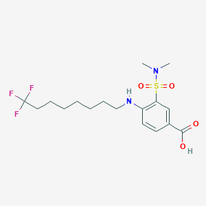 Структурная формула ARN23746(IAMA-6), CAS 2497525-96-7, формула C17H25F3N2O4S