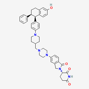 Структурная формула Vepdegestrant (ARV-471), CAS 2229711-68-4, формула C45H49N5O4