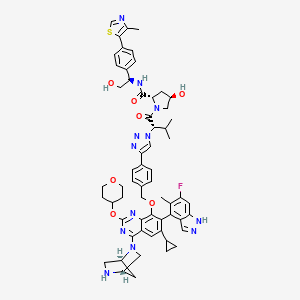 Структурная формула Setidegrasib (ASP-3082), CAS 2821793-99-9, формула C60H65FN12O7S