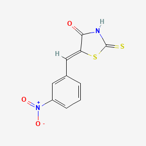 Структурная формула ATPase-IN-3, CAS 1134203-12-5, формула C10H6N2O3S2