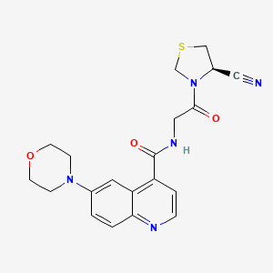 Структурная формула AZD2389, CAS 2791472-12-1, формула C20H21N5O3S