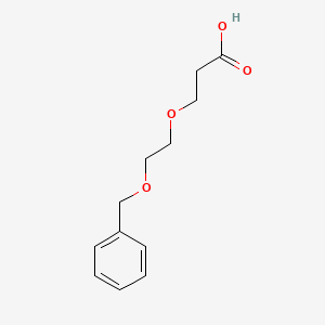 Структурная формула Benzyl-PEG2-acid, CAS 91555-65-6, формула C12H16O4