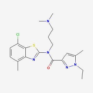 Структурная формула Bexin-1, CAS 1172933-44-6, формула C20H26ClN5Os