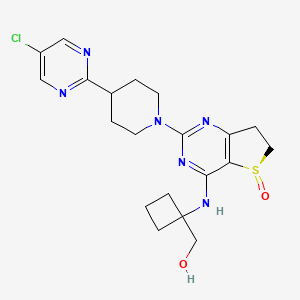 Структурная формула Nerandomilast (Synonyms: BI 1015550), CAS 1423719-30-5, формула C20H25ClN6O2S