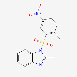 Структурная формула BI-6015, CAS 93987-29-2, формула C15H13N3O4S