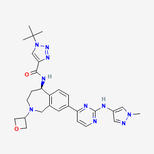 Структурная формула BIIB091, CAS 2247614-80-6, формула C28H34N10O2