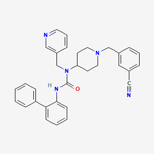 Структурная формула BPU-11, CAS 909664-41-1, формула C32H31N5O