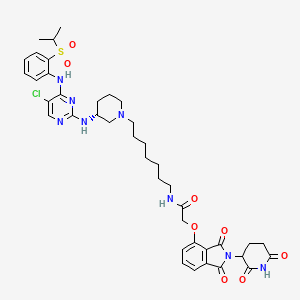 Структурная формула BSJ-4-116, CAS 2519823-34-6, формула C40H49ClN8O8S