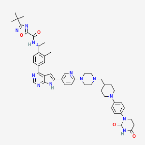 Структурная формула BTK-IN-29, CAS 2736508-60-2, формула 851.01