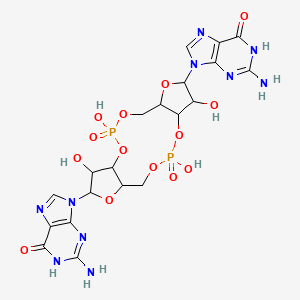 Структурная формула Cyclic-di-GMP(c-di-GMP), CAS 61093-23-0, формула C20H24N10O14P2
