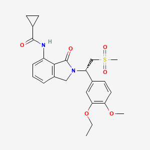 Структурная формула CC-11050, CAS 340019-69-4, формула C24H28N2O6S