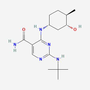 Структурная формула CC-90001, CAS 1403859-14-2, формула C16H27N5O2