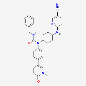 Структурная формула CDK12-IN-2, CAS 2244987-03-7, формула C32H32N6O2