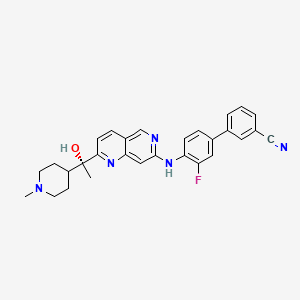 Структурная формула CDK5-IN-2, CAS 2639542-22-4, формула C29H28FN5O