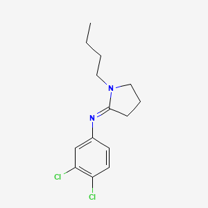 Структурная формула clenpirin, CAS 27050-41-5, формула C14H18N2Cl2
