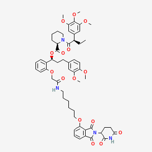 Структурная формула dTAG-13, CAS 2064175-41-1, формула C57H68N4O15