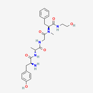 Структурная формула DAMGO, CAS 78123-71-4, формула C26H35N5O6