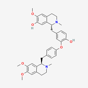 Структурная формула daurisoline, CAS 70553-76-3, формула C37H42N2O6