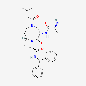 Структурная формула DEBIO 1143, CAS 1071992-99-8, формула C32H43N5O4