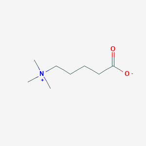 Структурная формула delta-Valerobetaine, CAS 6778-33-2, формула C8H17NO2