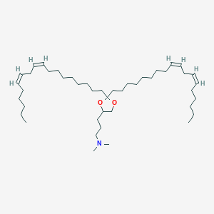 Структурная формула DLin-K-C3-DMA, CAS 1217306-46-1, формула C44H81NO2