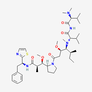 Структурная формула Dolastatin 10, CAS 110417-88-4, формула C42H68N6O6S