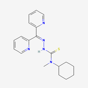 Структурная формула DpC, CAS 1382469-39-7, формула C19H23N5S