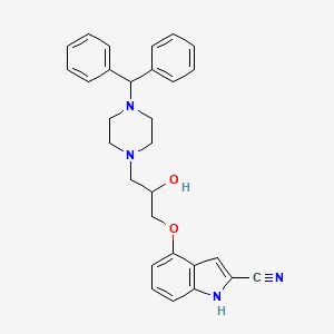 Структурная формула DPI-201-106, CAS 97730-95-5, формула C29H30N4O2