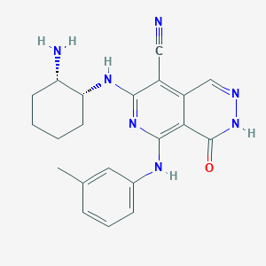 Структурная формула DS21360717, CAS 2304654-43-9, формула C21H23N7O