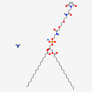 Структурная формула DSPE-PEG-Maleimide (MW 2000), формула C55H86N20O21S2