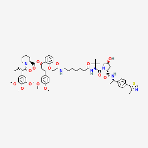 Структурная формула dTAGV-1-NEG, CAS 2451573-87-6, формула C68H90N6O14S