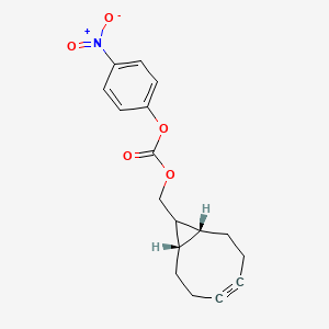 Структурная формула endo-BCN-O-PNB, CAS 1263166-91-1, формула C17H17NO5