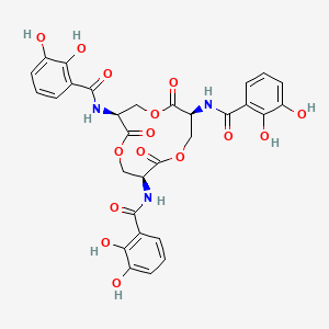 Структурная формула Enterobactin, CAS 28384-96-5, формула C30H27N3O15