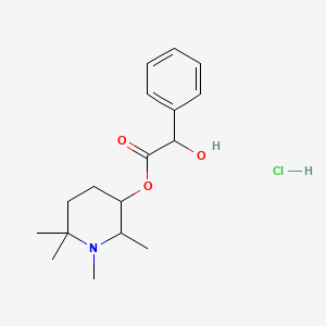 Структурная формула Eucatropine, CAS 100-91-4, формула C17H25NO3