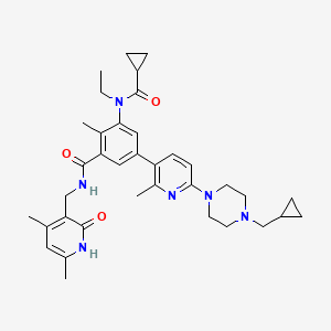 Структурная формула EZH2-IN-2, CAS 2238821-31-1, формула C36H46N6O3