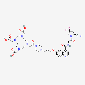 Структурная формула FAPI-4, CAS 2374782-02-0, формула C40H54F2N10O10