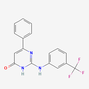 Структурная формула Gac0003a4, CAS 927969-67-3, формула C17H12F3N3O