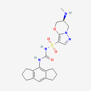 Структурная формула GDC-2394, CAS 2238822-07-4, формула C20H25N5O4S