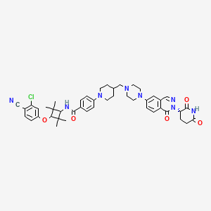 Структурная формула GDC-2992, CAS 2753651-10-2, формула C45H51ClN8O5