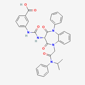Структурная формула GI 181771, CAS 305366-98-7, формула C34H31N5O6