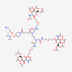 Структурная формула Galnac GLS-15, CAS 2920438-06-6, формула C82H132N11O37P