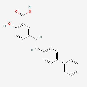Структурная формула Glutathione synthesis-IN-1, CAS 2632968-72-8, формула C21H16O3