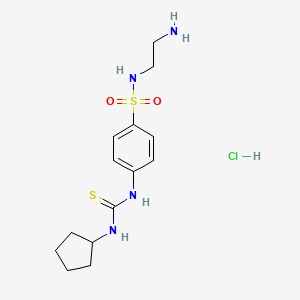 Структурная формула GPX4-Activator-1d4, CAS 2143896-83-5, формула C14H23ClN4O2S2